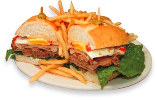 Chivito Común al pan