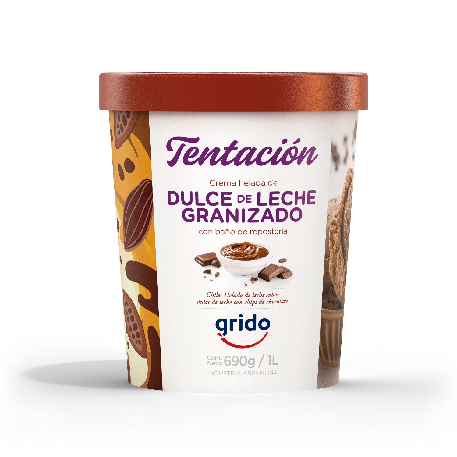 Dulce de Leche Granizado 1L
