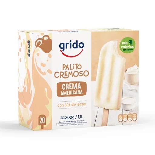 Palito Cremoso Crema Americana