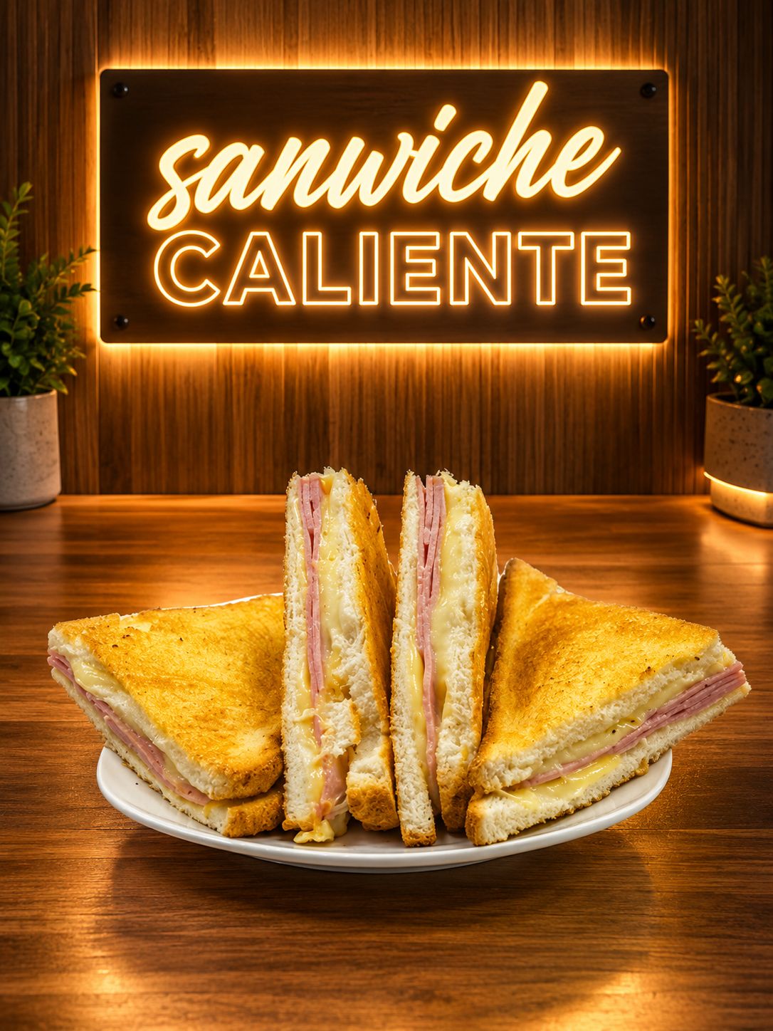 Sándwich Caliente Común