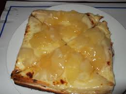 Sándwich Caliente con ananá y muzza