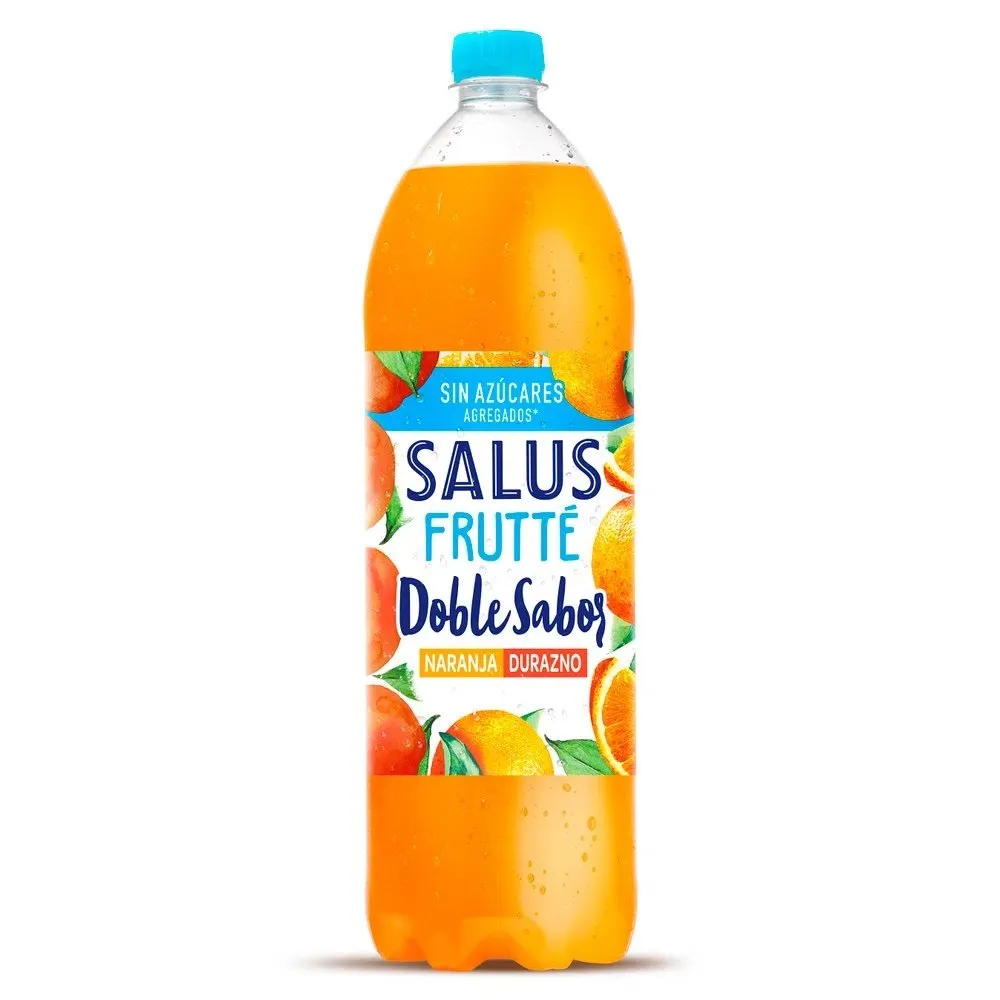 Salus Frutte 600ml Naranja y Durazno Sin Ázucar
