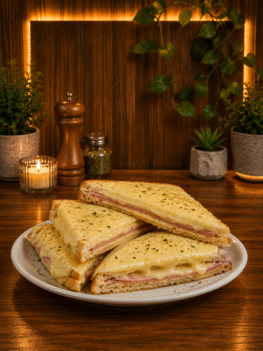 Sándwich Caliente con muzzarella