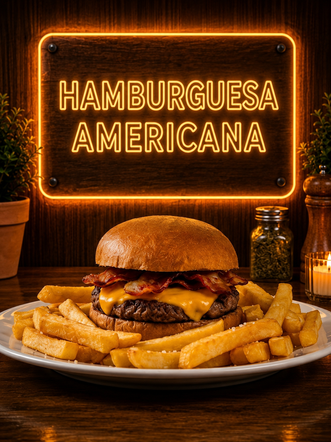 Hamburguesa Americana