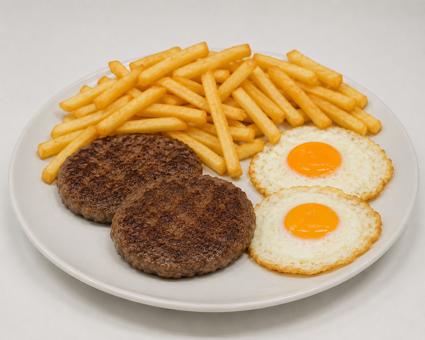 Al plato con fritas