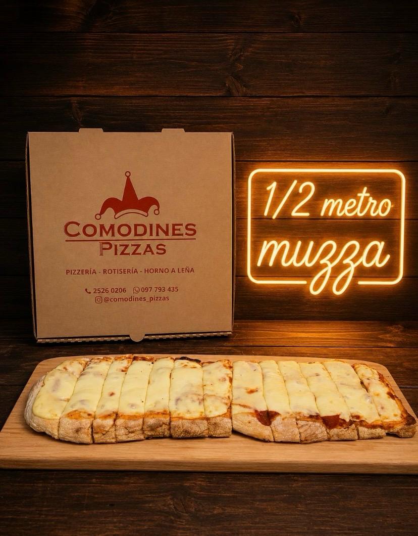 Medio metro muzzarella