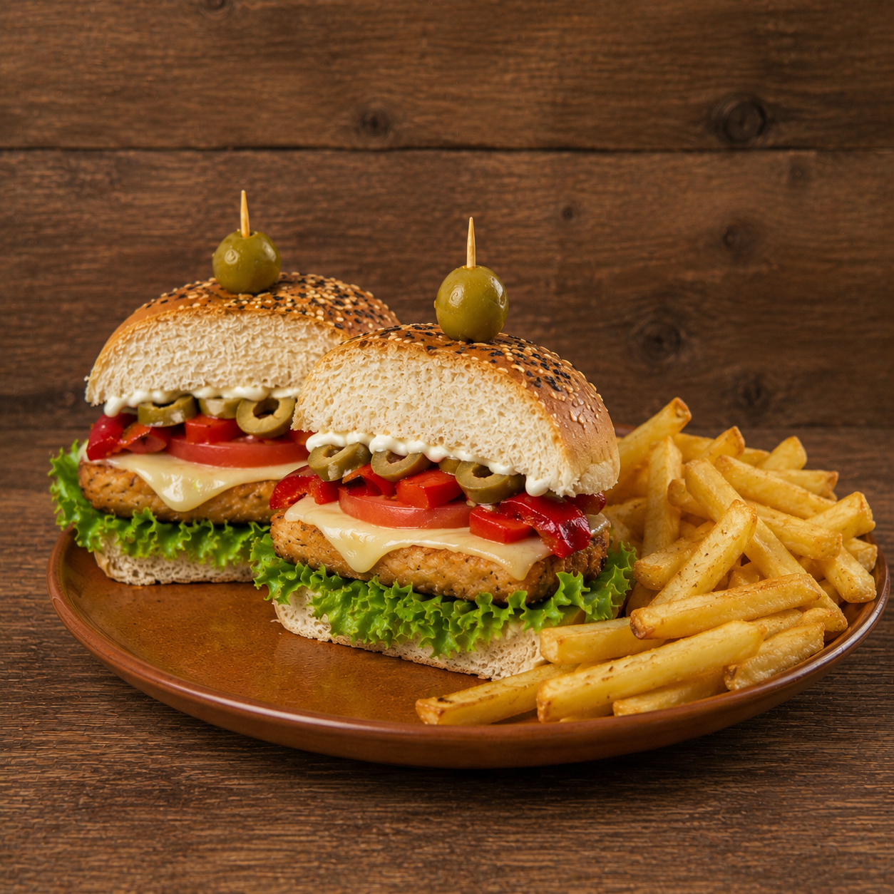 Chivito Vegetariano al pan